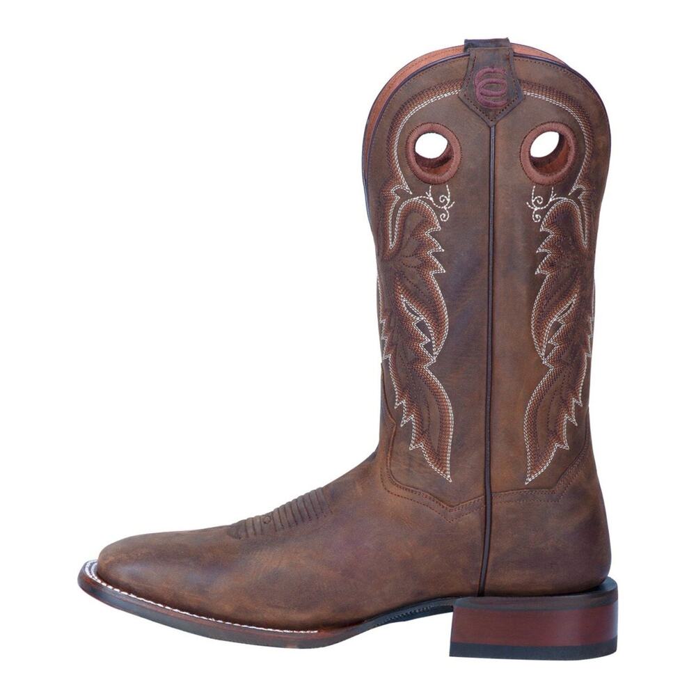 Dan Post Men's Abram Western Performance Boots Broad Square Toe Size 11W NWB - Picture 3 of 16